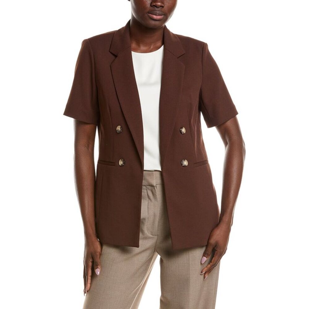 Anne Klein Womens Jacket, Brown
